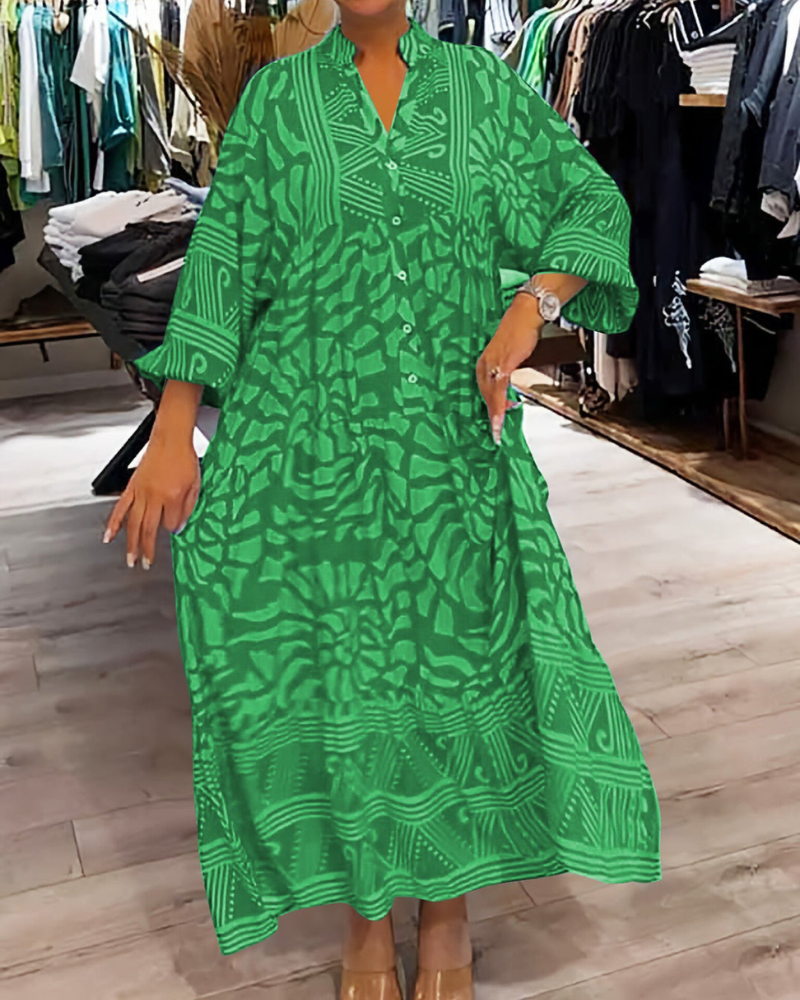 LENARA - Maxikleid mit Print