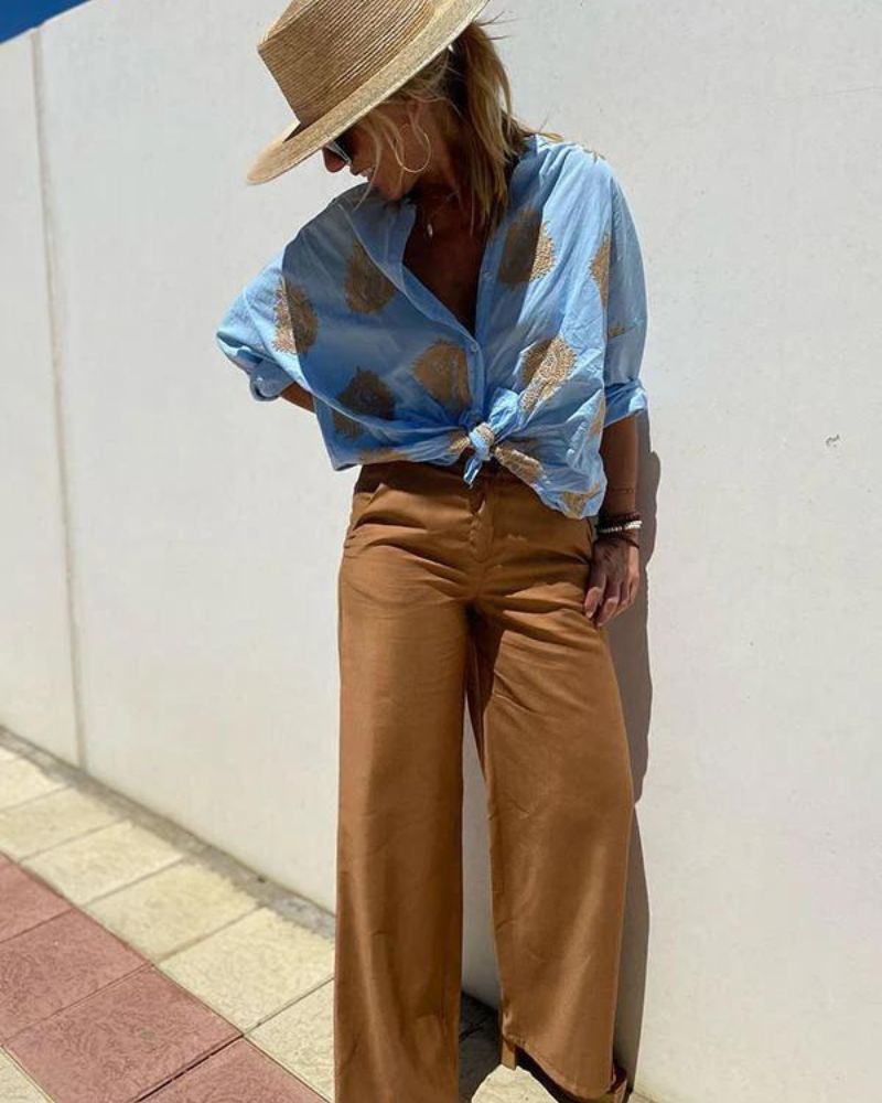 Lina – Bluse mit eleganten Stickereien