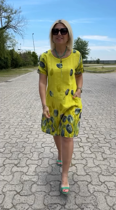 Neya™ - Sommerkleid mit Rundhalsausschnitt und schönen Prints