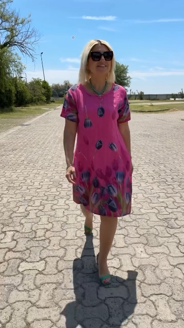 Neya™ - Sommerkleid mit Rundhalsausschnitt und schönen Prints