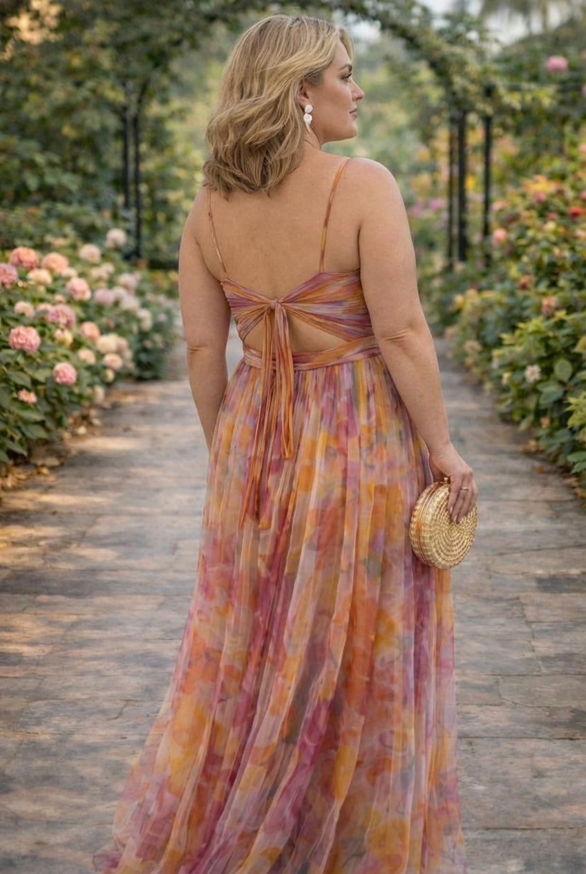 Giselle | Blumenkleid Maxi