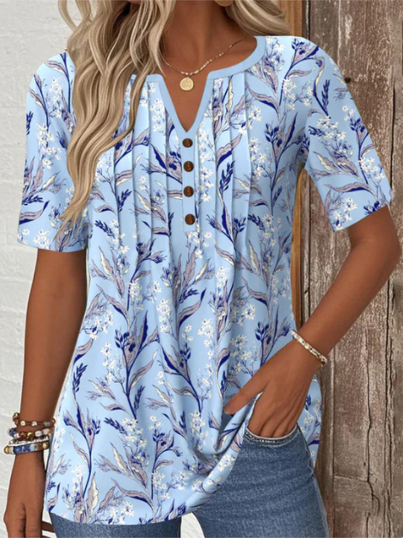 Mila – Bluse mit floralem druck