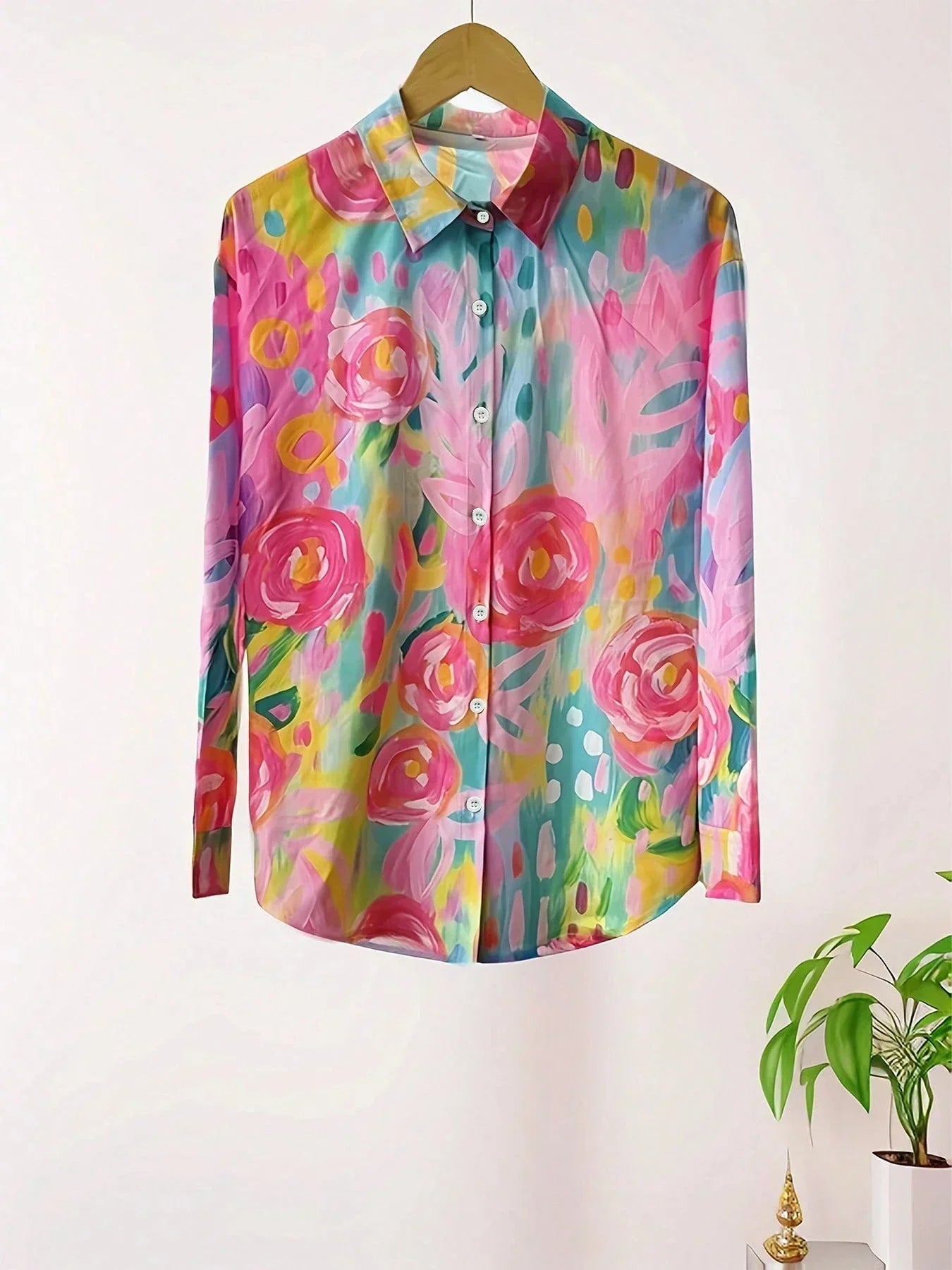 Annika - Bunte Bluse mit verspieltem Druck