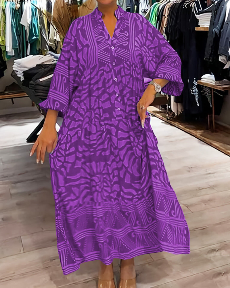 LENARA - Maxikleid mit Print