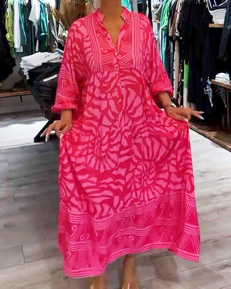 LENARA - Maxikleid mit Print