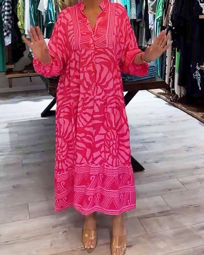 LENARA - Maxikleid mit Print