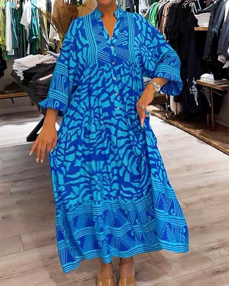 LENARA - Maxikleid mit Print