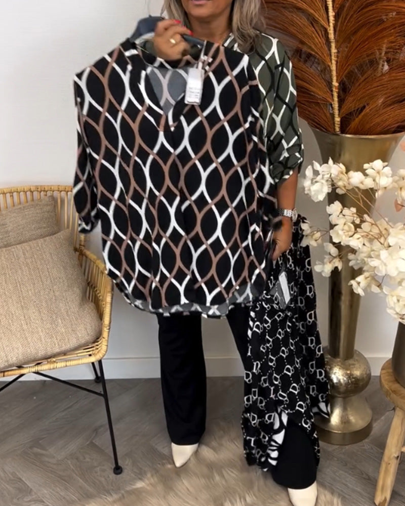 Noor – Bluse mit Grafischem Druck