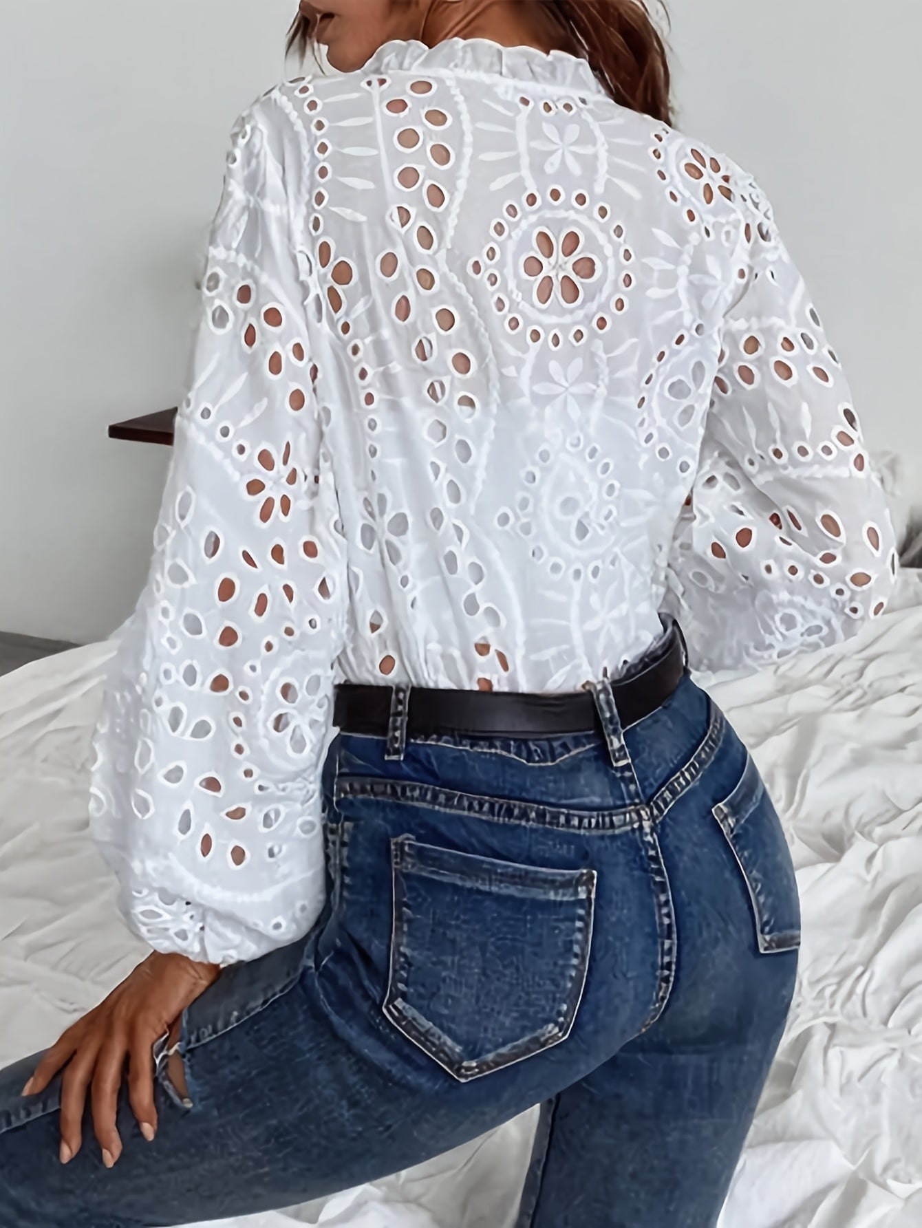 Roselina – Bestickte Bluse