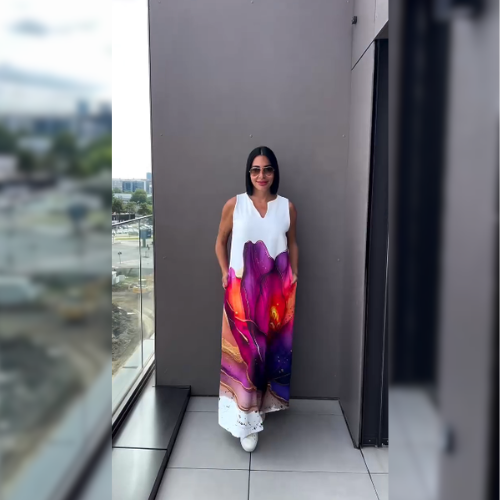 Orielle™ – Abstraktes künstlerisches Kleid