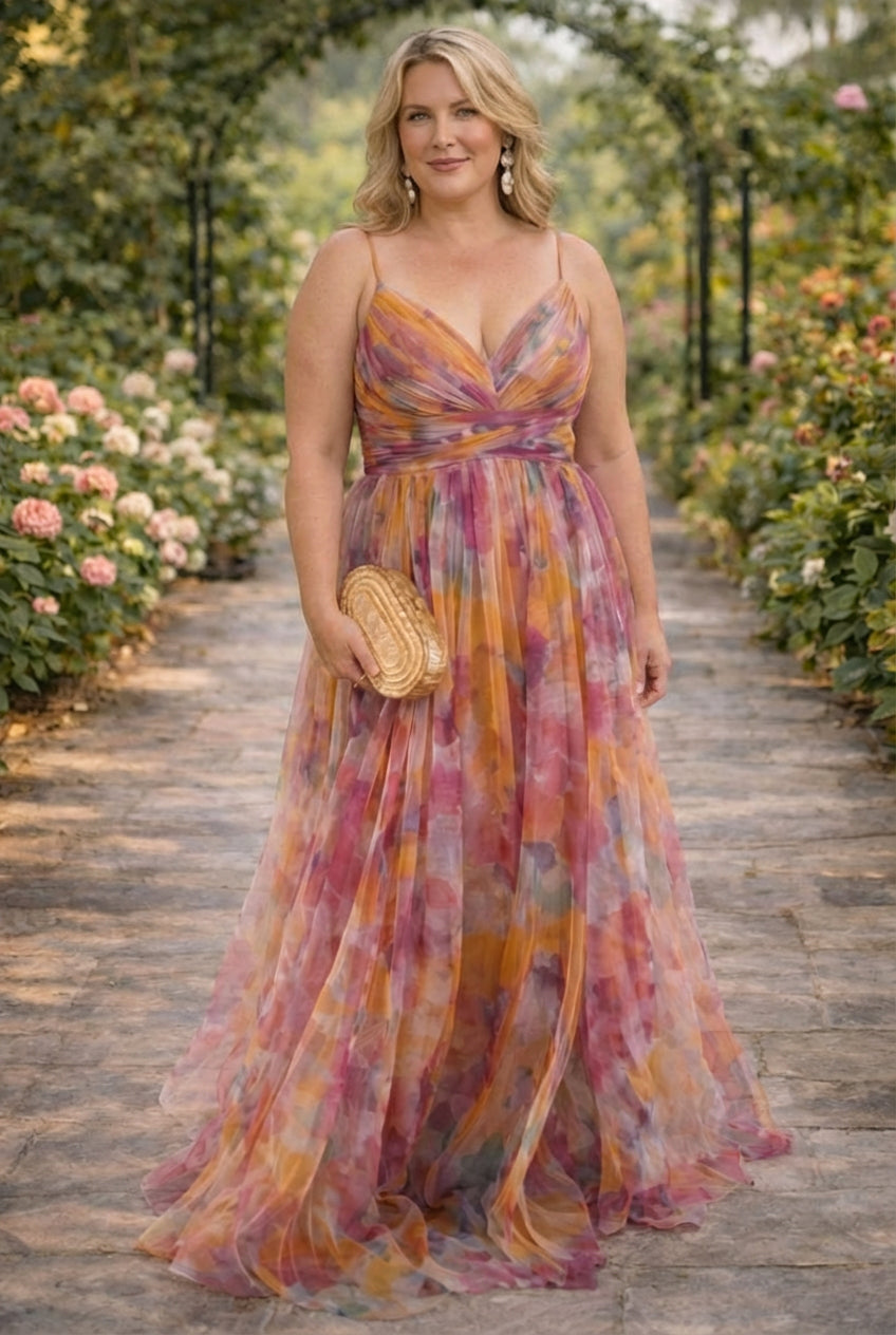 Giselle | Blumenkleid Maxi