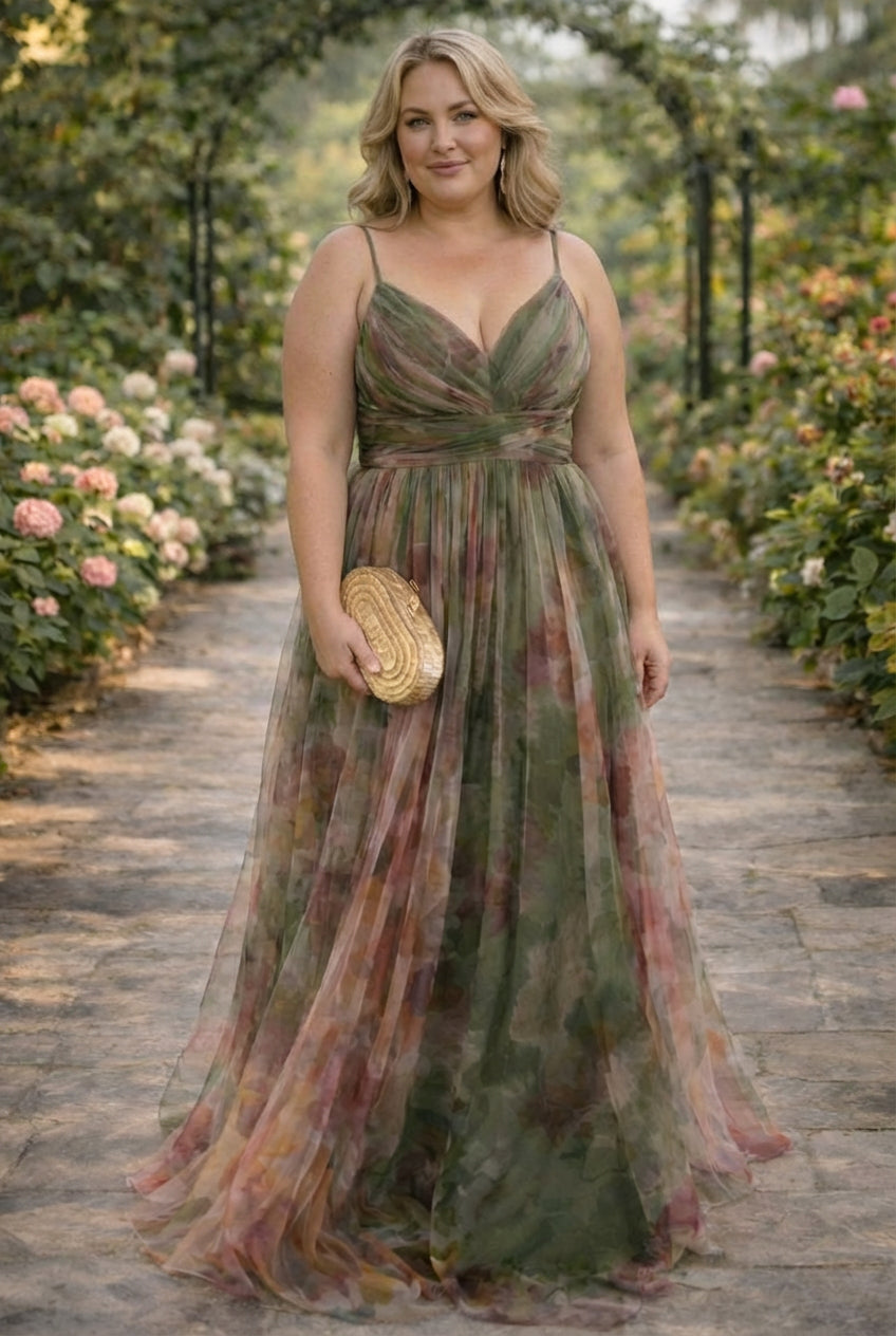 Giselle | Blumenkleid Maxi