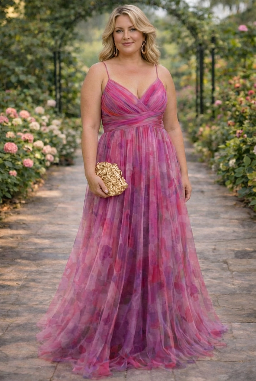 Giselle | Blumenkleid Maxi