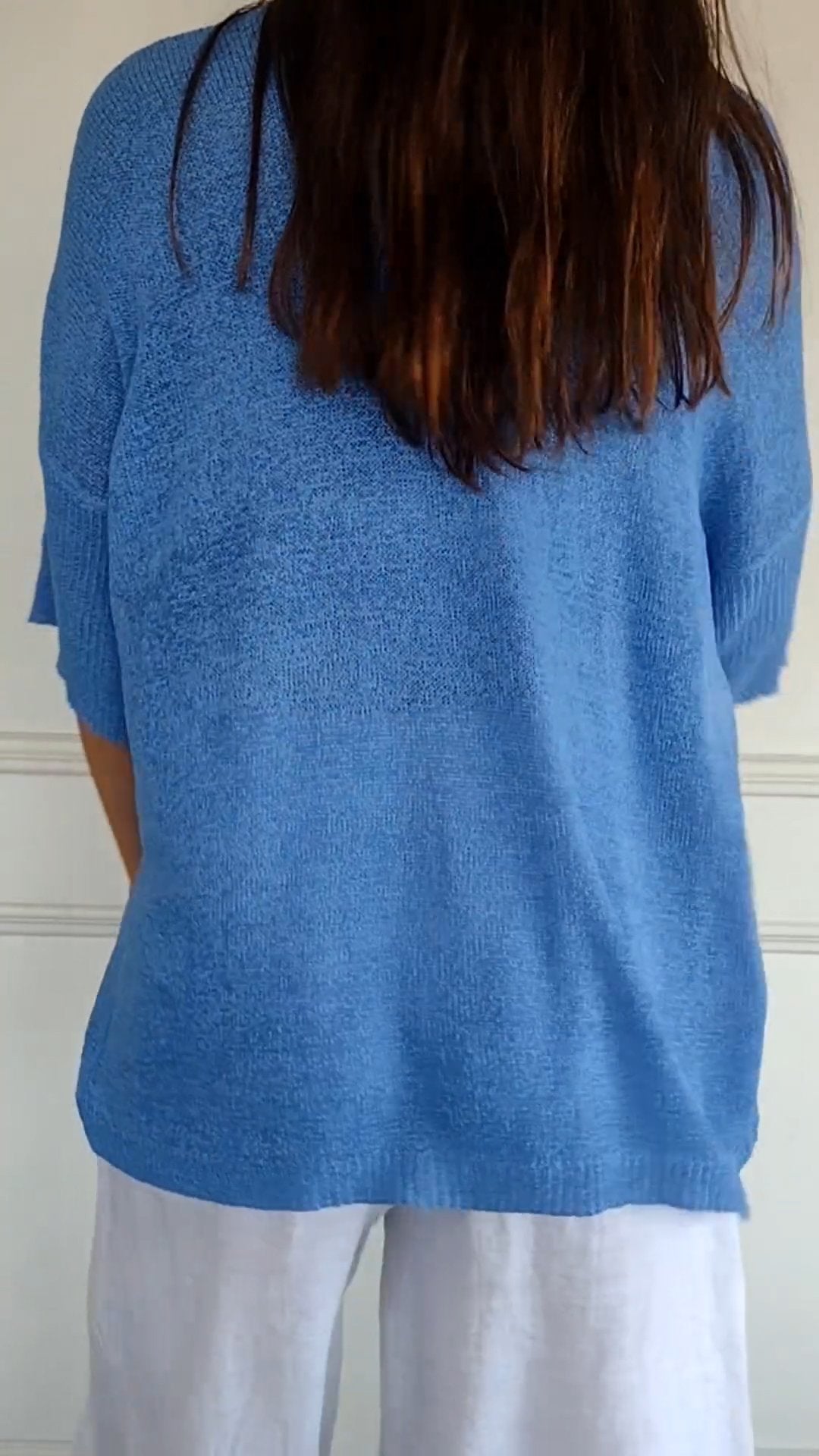 Anna - Stricktop mit V-Ausschnitt